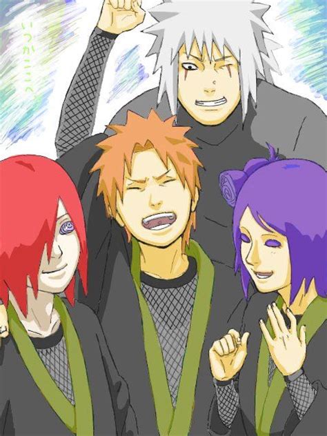 nagato yahiko e konan|Why didn’t jiraiya take nagato, Yahiko and Konan to the leaf